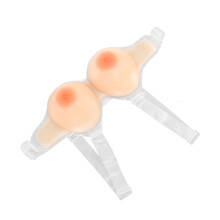 Soutien-gorge rembourré avec formes mammaires en silicone S pour post-mastectomie et dysphorie de genre