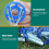Strong Mesh 8FT Fishing Net - Durable Hand Cast Bait Trap for Easy Throwing 5