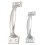 Silver Tone Arched Cabinet Door Pull Handles 2