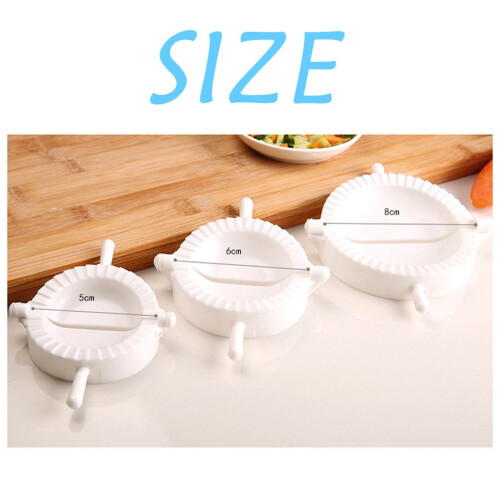3-Size S/M/L Dumpling Maker Mould Dough Press Meat Pie Ravioli Mold Kitchen Pastry Tool 2