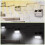 2 ηλιακά φώτα, 2 LEDs, επιτοίχιο φωτιστικό, σκαλοπάτια εξωτερικού χώρου, αδιάβροχο 5