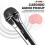 5-Core Dynamic Vocal Mic with On/Off Switch & XLR Cable – Cardioid, Compatible with PM 817 CH 4