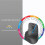 T16 Slim Wireless Bluetooth 5.1 Mouse Nero 180mAh 3