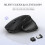 T16 Slim Wireless Bluetooth 5.1 Mouse Nero 180mAh 4