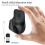 T16 Slim Wireless Bluetooth 5.1 Mouse Nero 180mAh 13