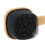 Double Sided Silicone & Bamboo Bath Brush 12.8in Long Handle 4