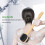 Double Sided Silicone & Bamboo Bath Brush 12.8in Long Handle 5
