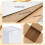 Verzenddozen 6x6x6 inch, wit, gegolfd, set van 40 3