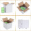 Verzenddozen 6x6x6 inch, wit, gegolfd, set van 40 4