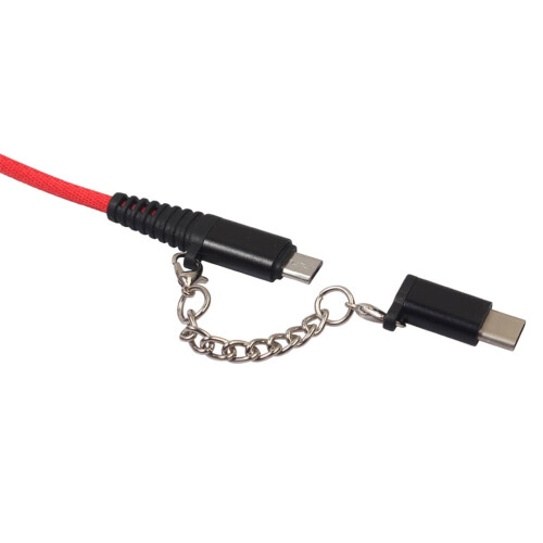 Cabo adaptador USB OTG tipo C para tablets e celulares 2