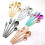 Stainless Steel Steak Cutlery Set 5-Piece Square Handle 4