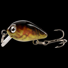2PC Fishing Lures Jigs 1.7g Micro Rock Minnow Lure Bait Imitation Fish Bait Fake 3D Printing Lifelike Swimming Action