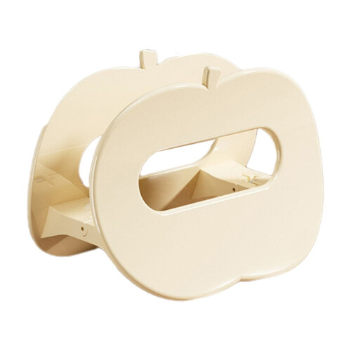 Apple Pot Lid Rack White Gravity Clamp Holder with 1