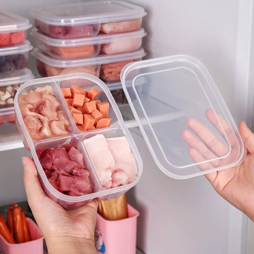 Contenitore ermetico per alimenti a 4 scomparti 1