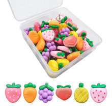 BESTYASH 30 Pcs Push Pins in Assorted Colors, Resin and Aluminum Thumbtacks for Office, Bulletin Boards, and Home Use