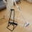 Handheld Vacuum Cleaner Support Stand Stable Iron Rack with Accessory Storage for Household Cleaning Tools 8