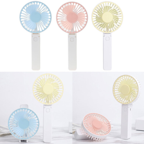Ventilateur portable pliable rechargeable USB 3 vitesses 1