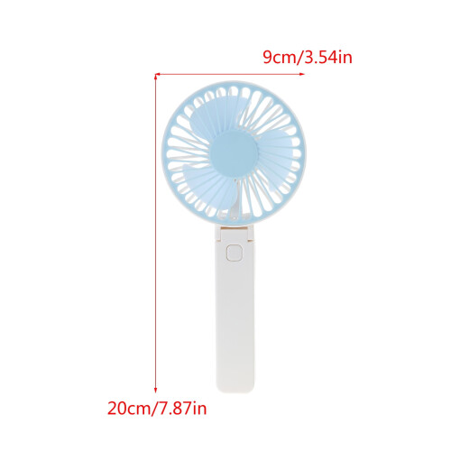 Ventilateur portable pliable rechargeable USB 3 vitesses 2
