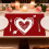Linen Heart Print Placemat 30x45cm 4