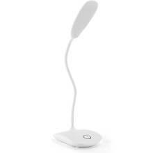 INF Rechargeable LED Desk Lamp with Dimmer and Bendable Base