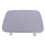 Compact desk foot stool grey 1 piece 1