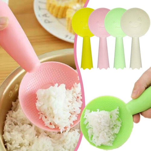 Cute Smile Rice Spoon Plastic 19 x 9 cm 1