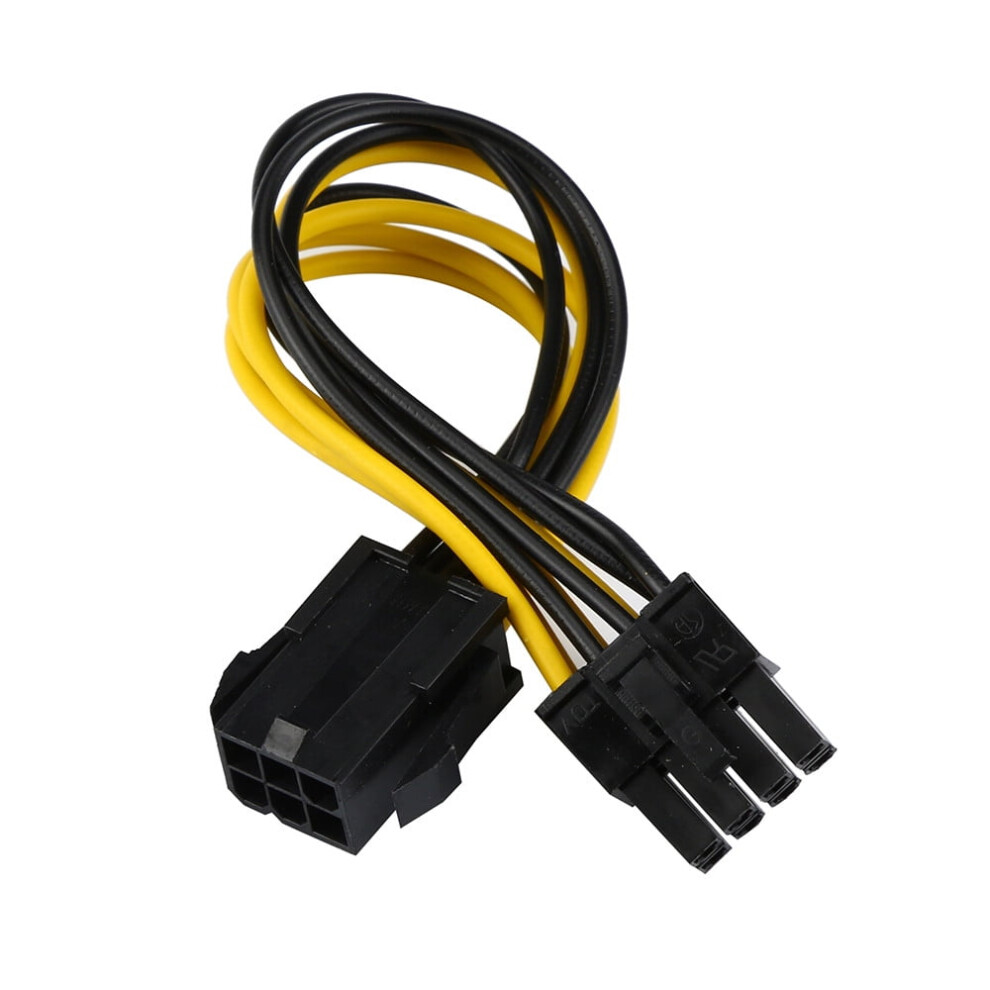 6-Pin To 8-Pin Power Converter For Gpu Video Card Pcie -E 9313598104915
