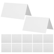 Blanco witte naamkaartjes voor bruiloftstafels (100 stuks)
