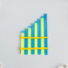 DIY Pan Flute Toy Set ABS Material 2 pcs