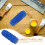 Patterned Wall Paint Roller Blue for DIY Home Decor with Durable and Even Paint Coverage 3