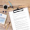 Plastic Clipboard 8.5" x 11" 4-Pack with Hanging Hook 7