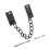 Security Door Chain Heavy Duty Lock Black for Apartment 1 Set 4