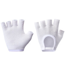 Women's Non-Slip Yoga Gloves with Grips Open Back Fingerless Design for Pilates Barre Aerial Yoga Professional Workout Fitness Equipment