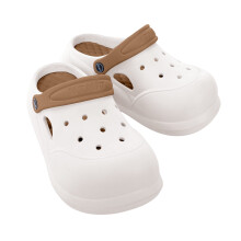 Ademende damesklompen/slippers, lichtgewicht en duurzaam schoeisel voor binnen en buiten, compatibel met Z01 Khaki, maat 6.5
