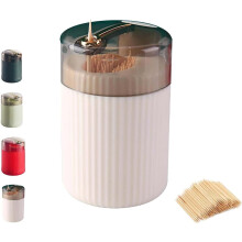Dispensador automático de palitos de dente pop-up, porta-palitos automático, dispensador de palitos de dente pop-up portátil e criativo, para casa