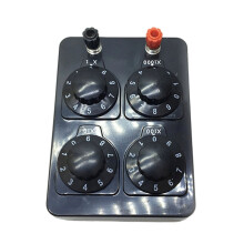 Widerstandsbox, einstellbarer Widerstand, 4 Einstellungen, 9999 Ohm