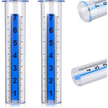 Happon 2-Pack 7" Rain Gauge Replacement Tube – Outdoor Yard/Garden, Accurate & Durable, Compatible with Happon Rain Gauges