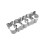 Coupe-biscuits en forme de poisson rouge, acier inoxydable, 3 cm 1