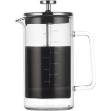 Cafetière française en verre borosilicate résistant à la chaleur 1 L