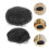 Presilhas para extensão de coque Chignon, pretas, 4 peças 1