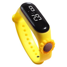 Ceas sport electronic impermeabil pentru copii cu design de desene animate, brățară TPE durabilă pentru joacă în aer liber, ceas distractiv și