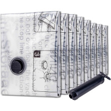 8 sacs de rangement sous vide géants, sacs de scellage sous vide pour vêtements, sacs de voyage gain de place pour bagages, vêtements, oreillers,