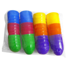 24 œufs de Pâques à remplir, œufs de Pâques colorés en plastique de 8 cm, pour une surprise de Pâques, décorations de Pâques