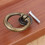 Λαβή Δαχτυλιδιού Antique Bronze 46x36mm με Βίδα 3