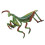 Groene plastic bidsprinkhaanfiguur (1 stuk) 5