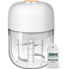 Electric Garlic Chopper, 250ML Mini Portable Veggie Chopper, Wireless Food Processor for Ginger, Chili, Onion, Fruit, Meat – Compatible with USB