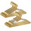 Goldene Kleiderbügel aus Edelstahl, 50 Stück 1