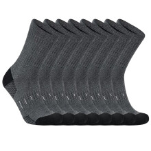 1Pair Men's Breathable Ankle Socks - Thick Cushion Athletic Running Socks for Sports & Everyday Wear