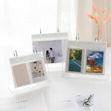 Fashion Desktop Photo Display Stand Transparent S