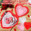 Valentine heart doilies red pink white100pcs 1